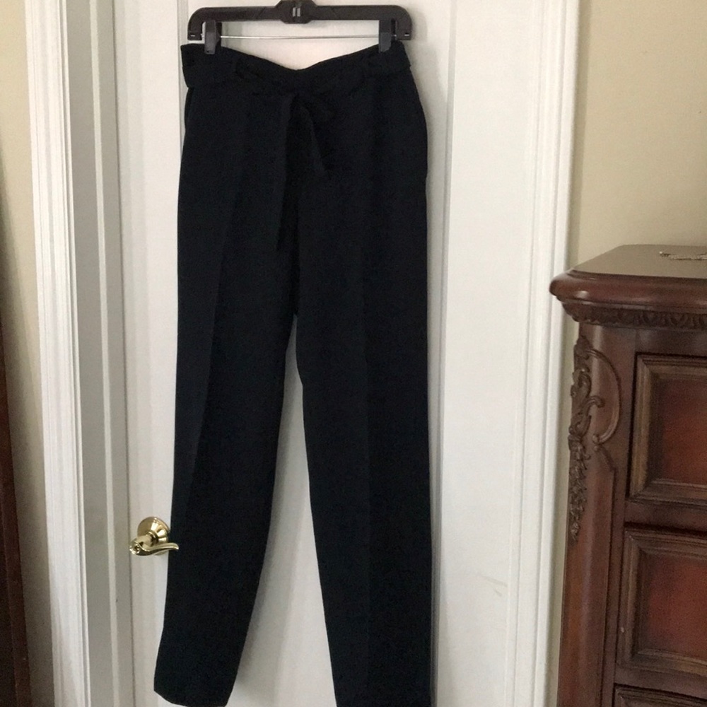 Banana republic tie front suit trousers
